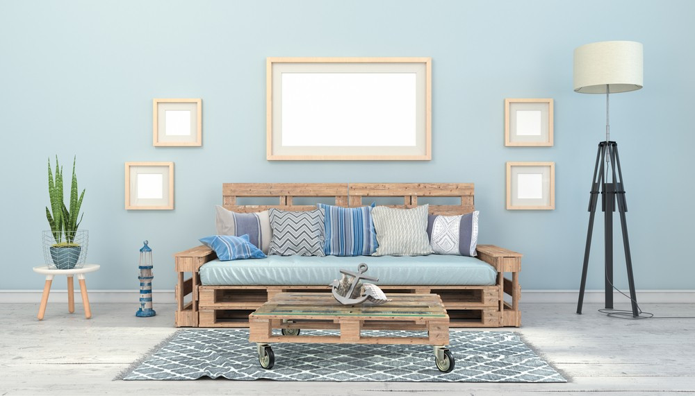 Зручний диван з піддонів для дому: створіть стильний та затишний інтер'єр.