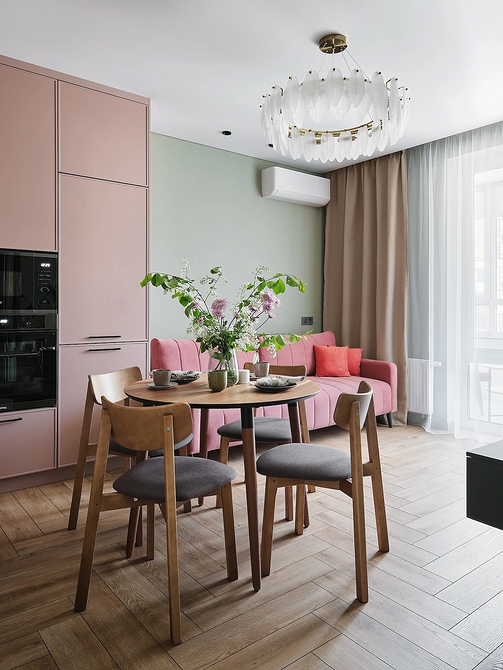 Кухонний диван з місцем для зберігання: практичне рішення для невеликої кухні