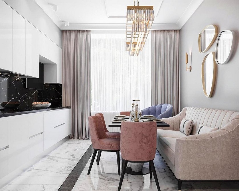 Маленький кухонний диван для компактної кухні: економія простору та комфорт