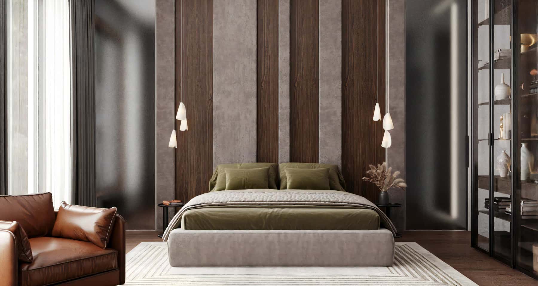 Дизайн інтер'єру з панорамними вікнами: дитяча кімната, багато світла та позитивних емоцій.