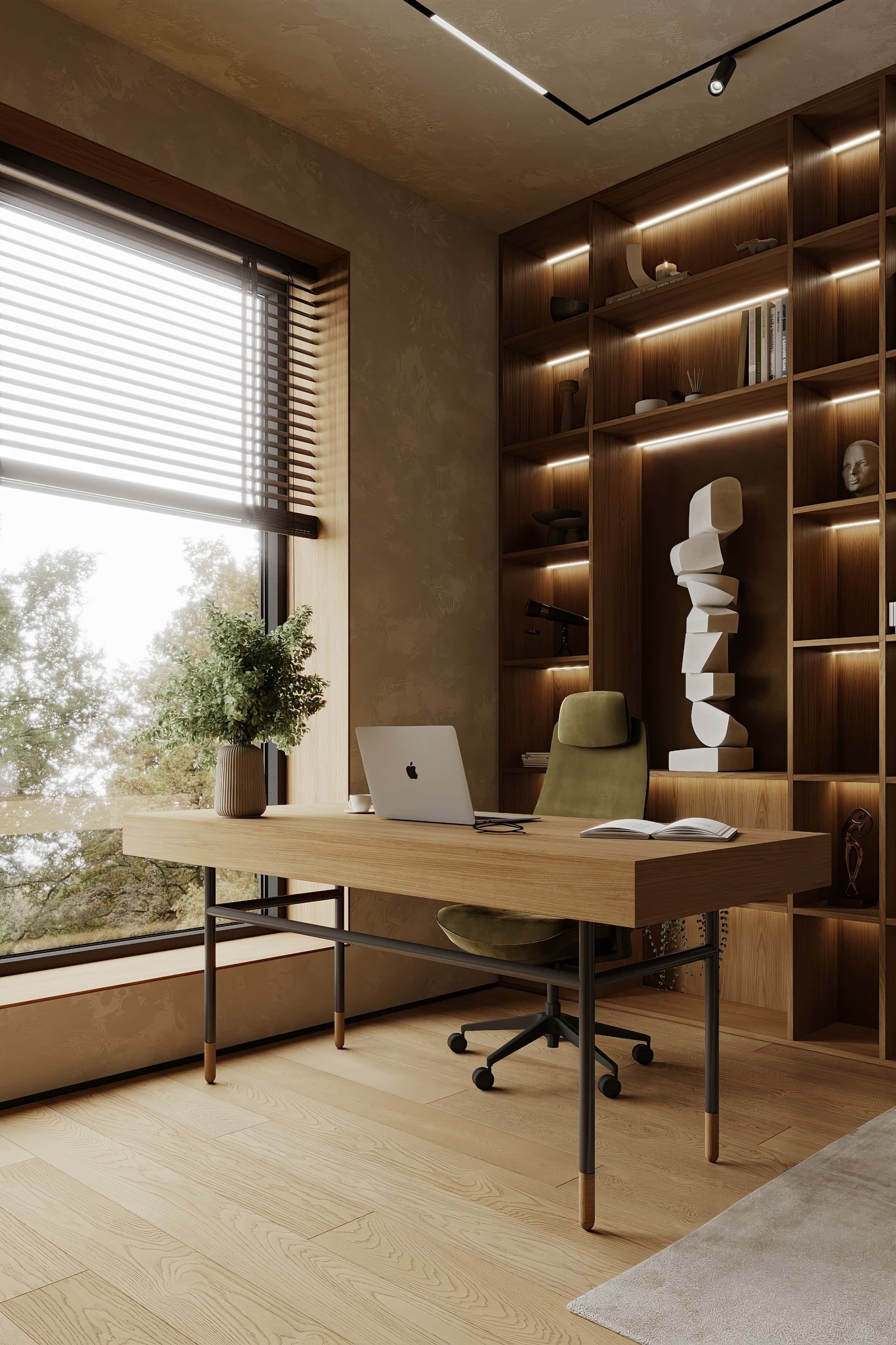 Інтер'єр вітальні з панорамними вікнами у сучасному будинку: стильний дизайн