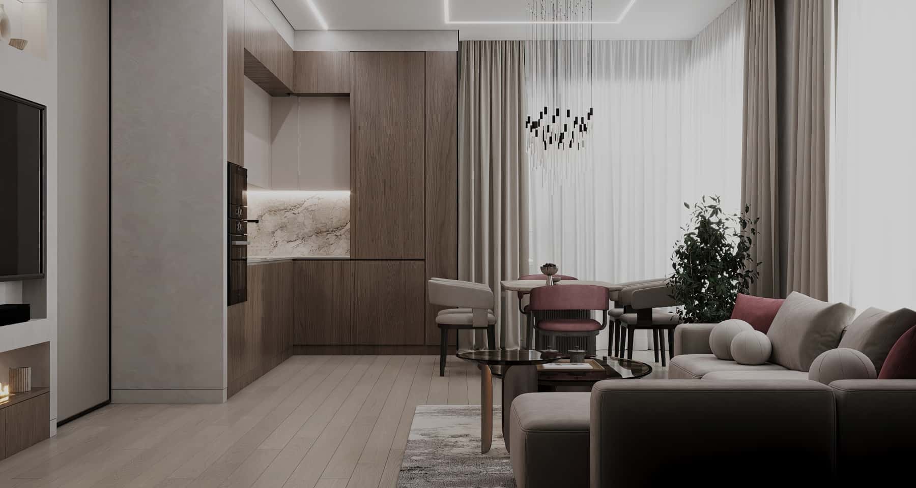 Інтер'єр у стилі японський лофт: мінімалістичні меблі та природні кольори для гармонії.