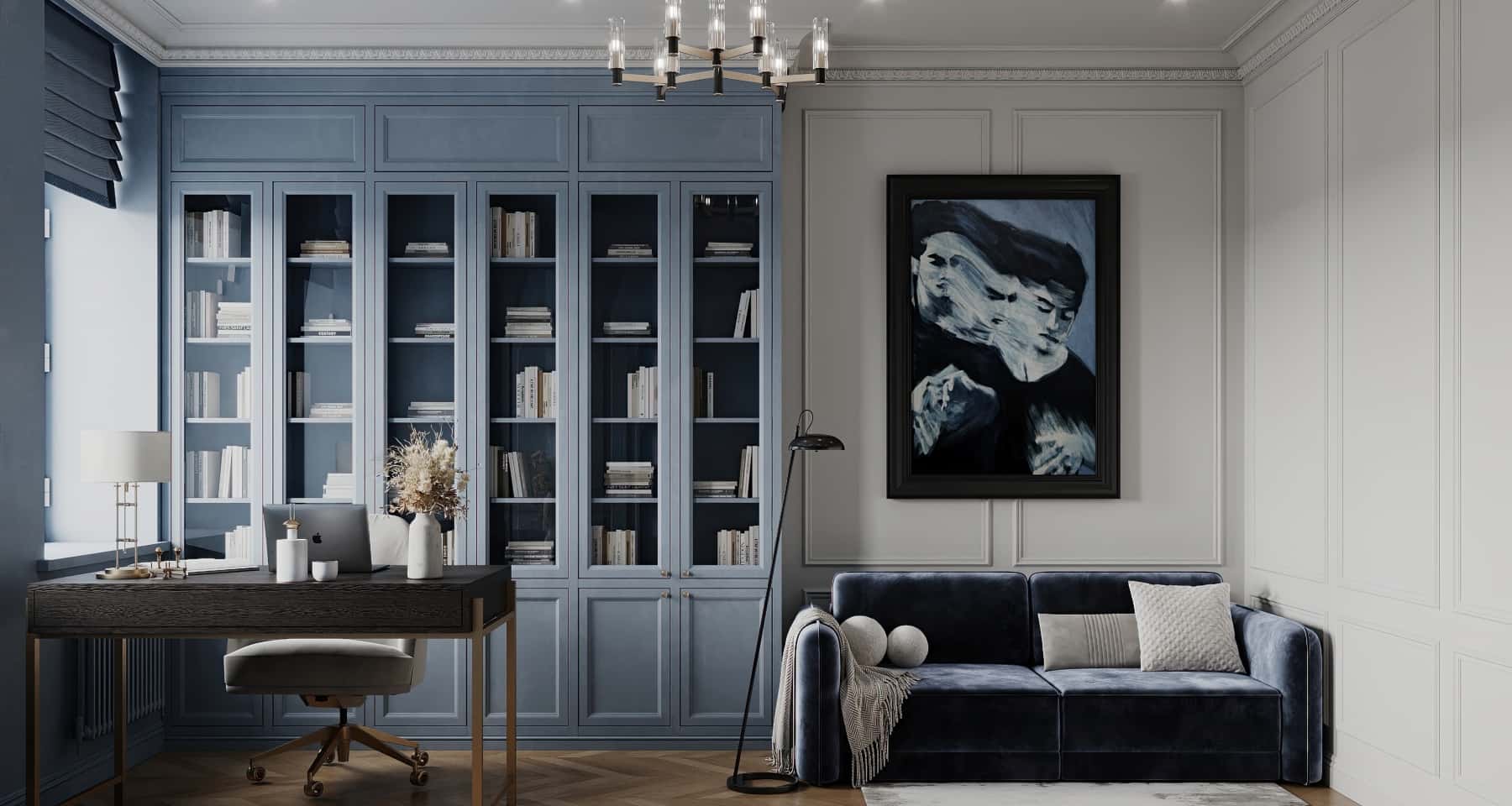 Інтер'єр 2025: великі вікна для максимального природного освітлення в кімнаті.