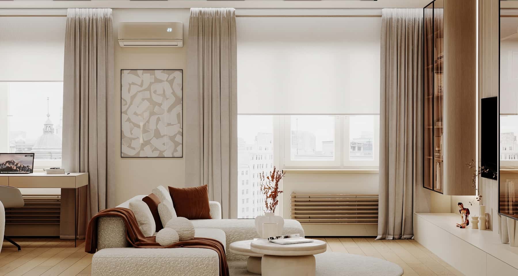 Дизайн проєкт трикімнатної квартири: дитяча кімната з яскравими акцентами та ігровою зоною