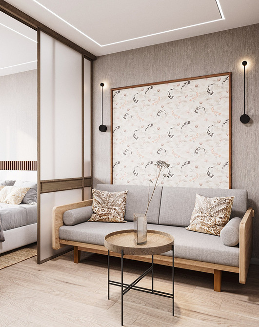 Інтер'єр з дерев'яними меблями різних кольорів: приклади поєднань в дизайні