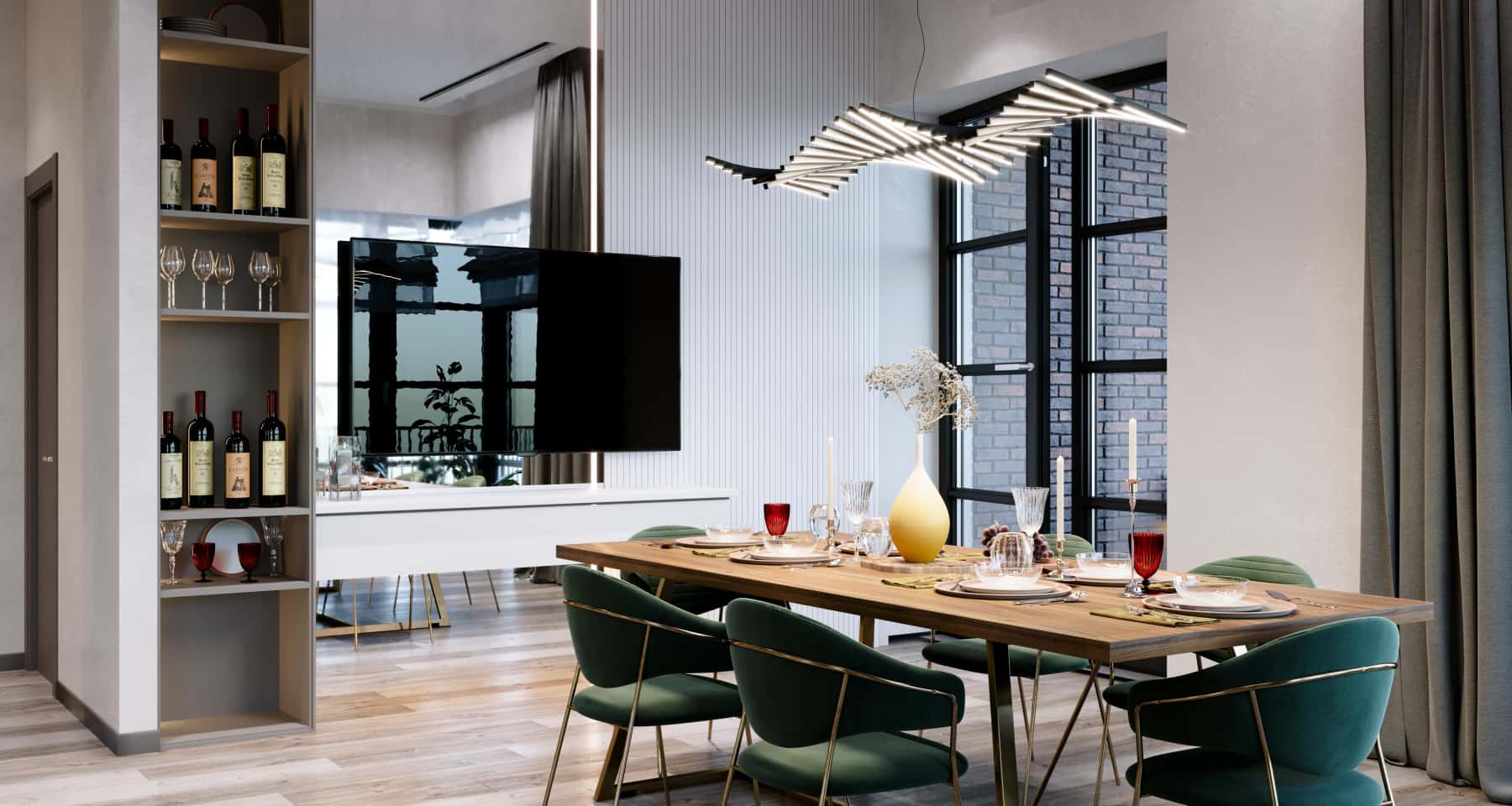 Елітний ремонт квартири з використанням стилів арт-деко та неокласики: деталі