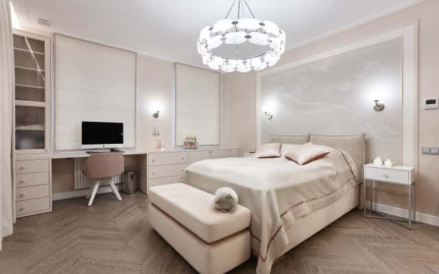 Елегантний дизайн квартири в Києві: неокласичний стиль з елементами сучасності та скандинавського мінімалізму.