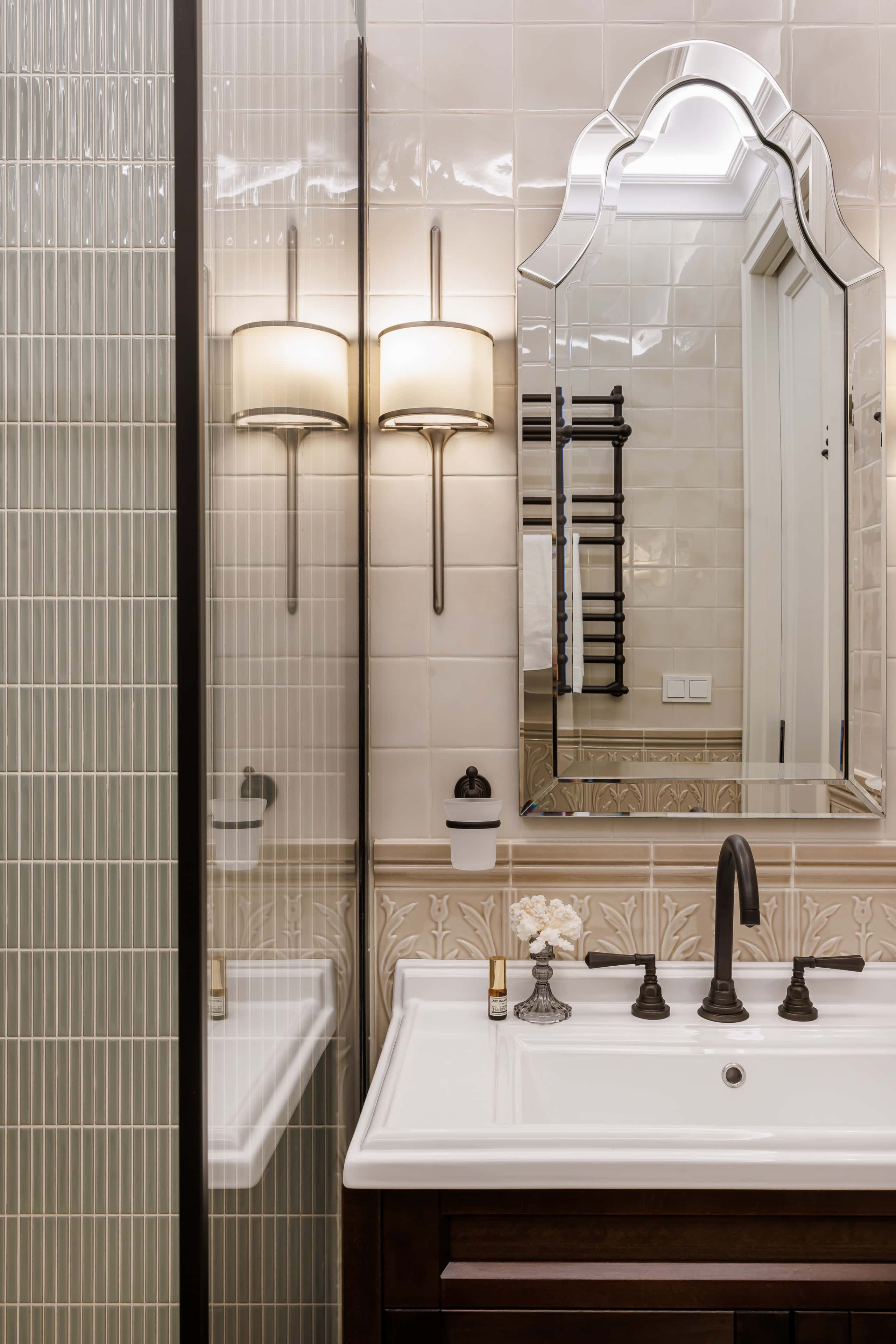 Планування квартири: кухня-вітальня в сучасному стилі з барною стійкою.