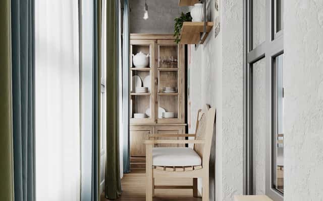 Сучасний дизайн квартири 32 м² з великою кількістю світла.