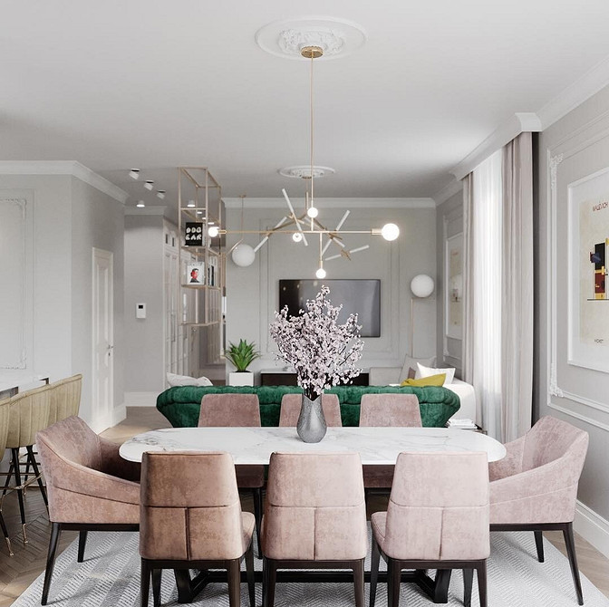 Інтер'єр з яскравими акцентними меблями: поєднання кольорів і стилів у дизайні.