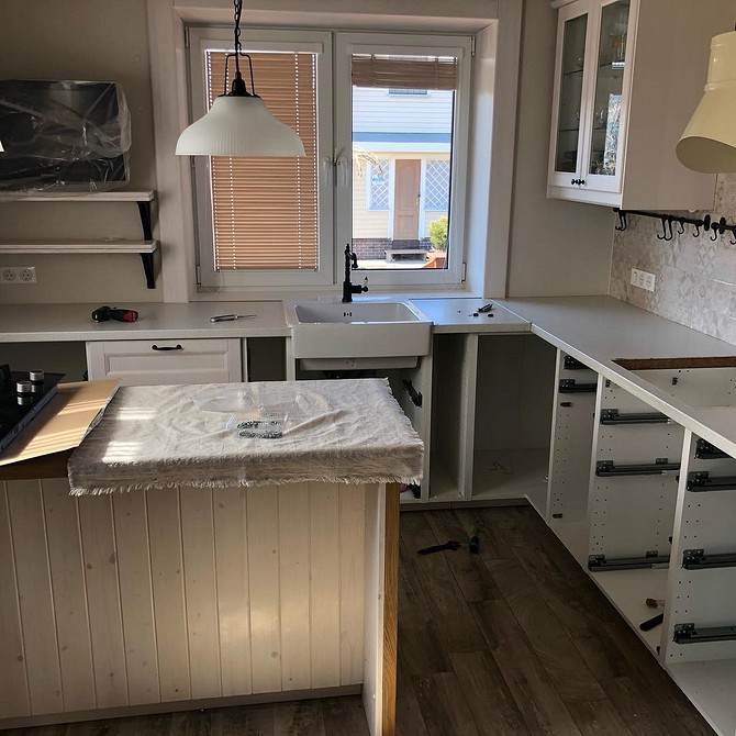 З'єднання кухонних стільниць під кутом: рішення для кутових кухонь та ергономіки.