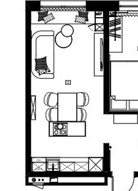 Ідеї для кухні-вітальні: вдале розміщення меблів для створення затишної атмосфери.