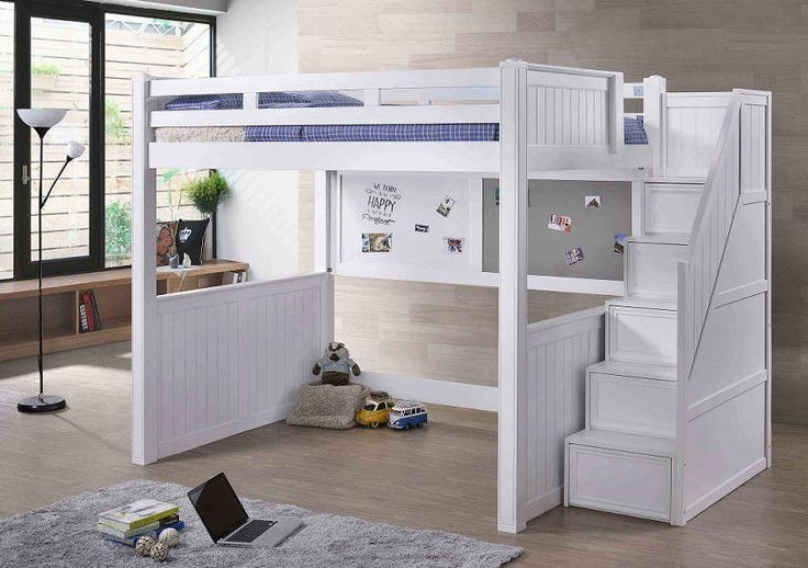 Інструкція з виготовлення ліжка-горища своїми руками: безпечні сходи