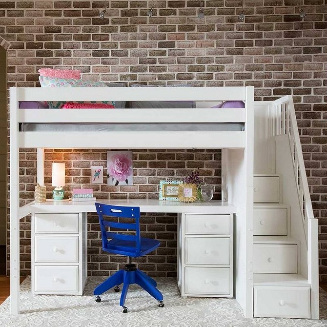 Приклад готового дитячого ліжка-горища зробленого своїми руками