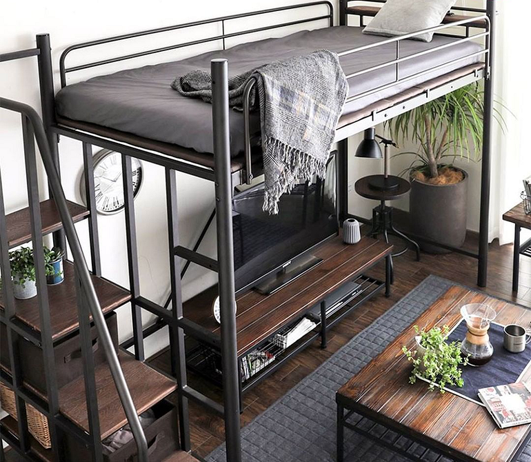 Дизайн ліжка-горища своїми руками: ілюстрація процесу виготовлення, інструкція та поради.