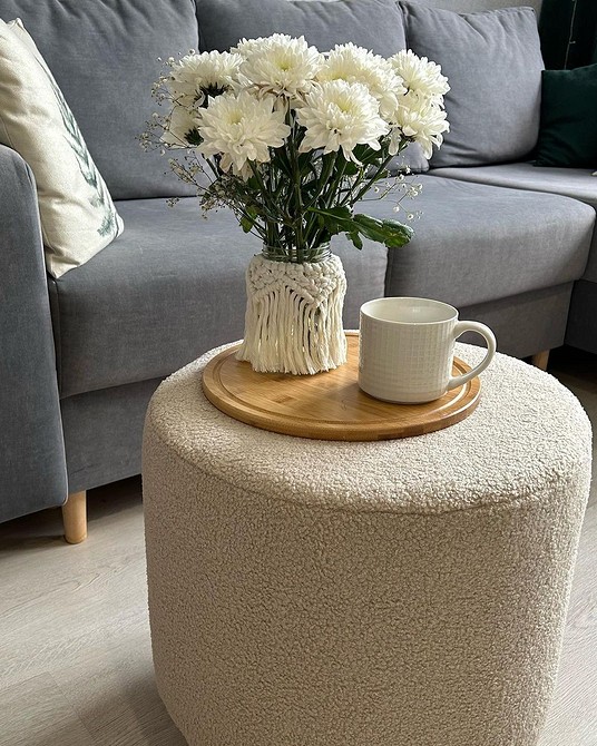 Пуфік з підручних матеріалів: зроби сам меблі для дому, економія