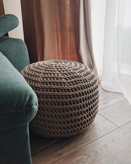 Пуфік з підручних матеріалів: варіанти дизайну та оздоблення для вашого унікального пуфика.