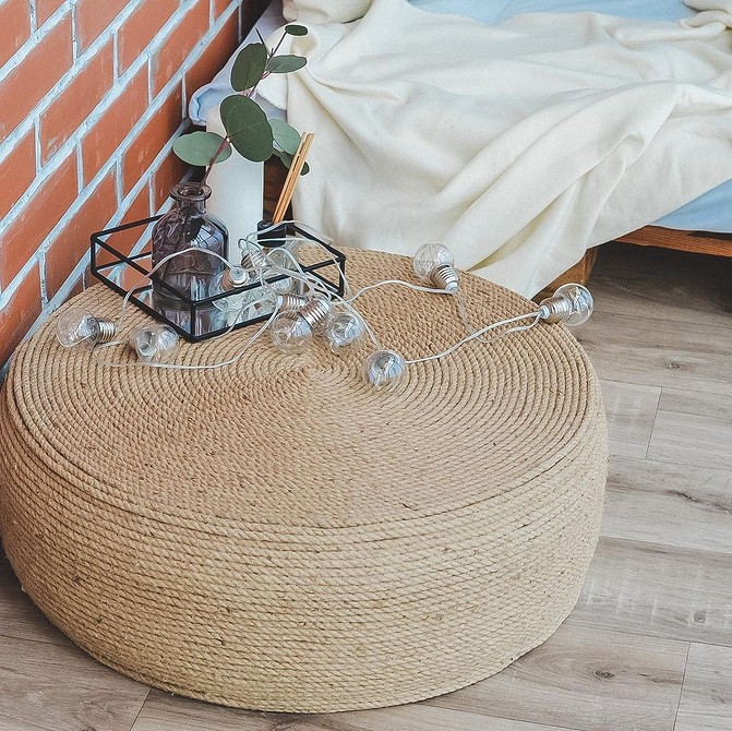 Оригінальний пуфік своїми руками: креативні рішення для вашого інтер'єру