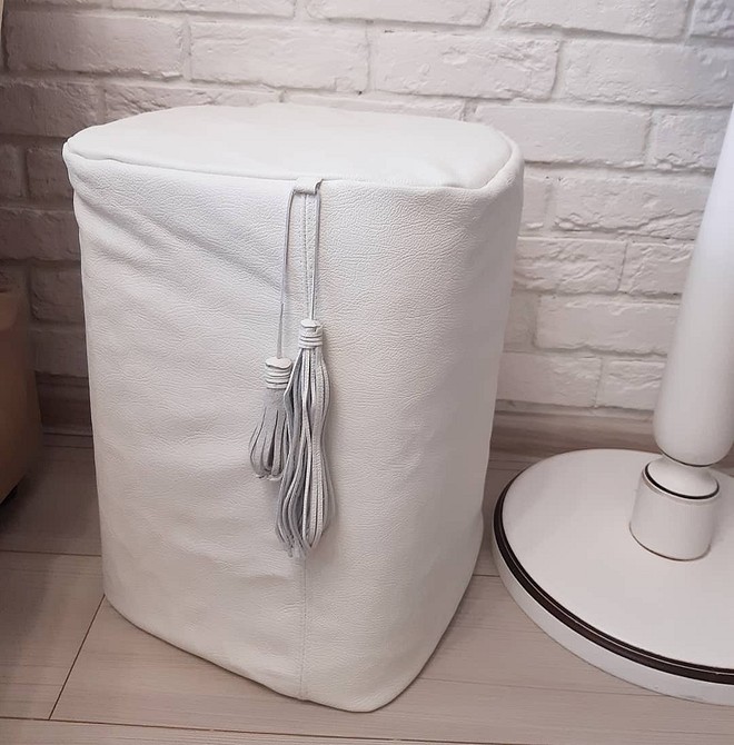 Майстер-клас зі створення пуфа своїми руками: покрокова інструкція та необхідні матеріали.