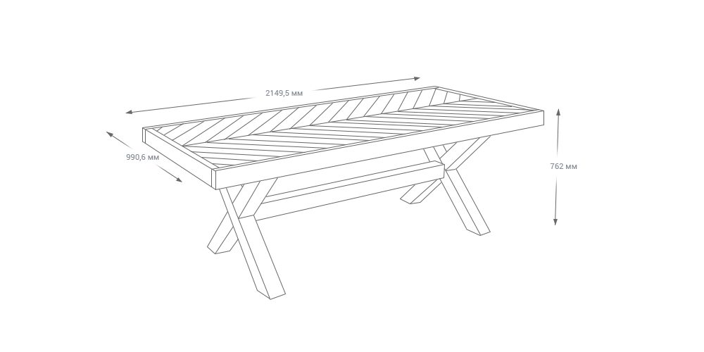 Креслення для виготовлення дерев'яного столу своїми руками, детальна інструкція.