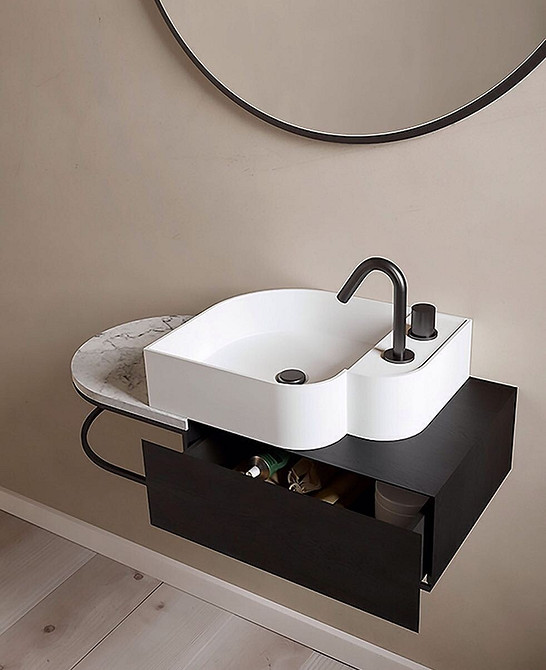 Модульні меблі для ванної кімнати: рішення для маленьких просторів, мінімалізм.