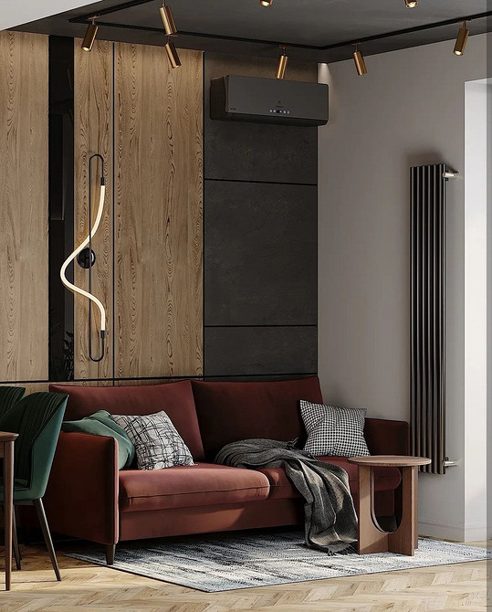 Світлий диван на тонких металевих ніжках: легкість та елегантність