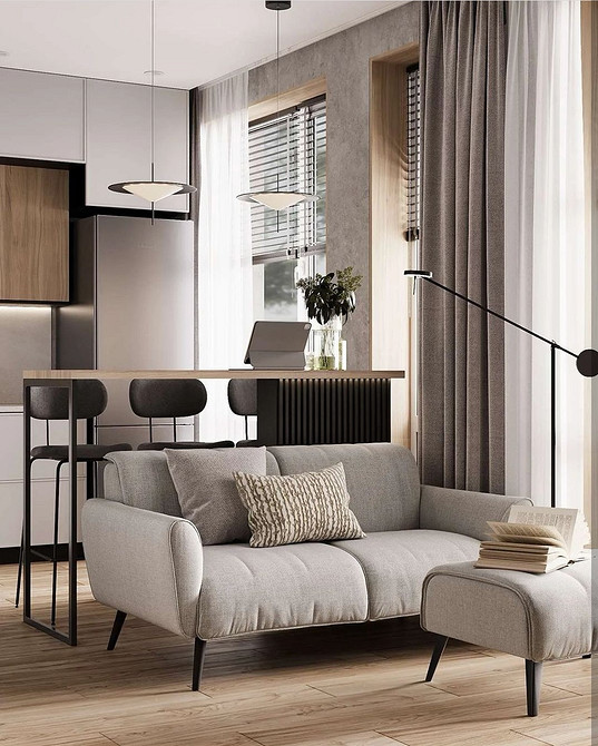 Стильний диван з велюровою оббивкою на ніжках: сучасні тенденції 2024