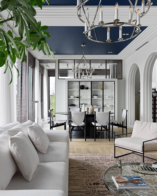 Вбудований сервант для вітальні з інтегрованим освітленням, сучасний дизайн