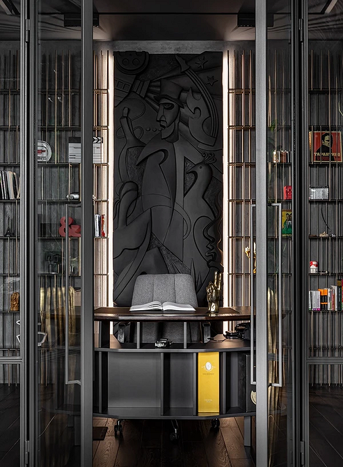 Чорне комп'ютерне крісло з підголівником: регульована підтримка для шиї та спини, ідеальний вибір для дому та офісу.