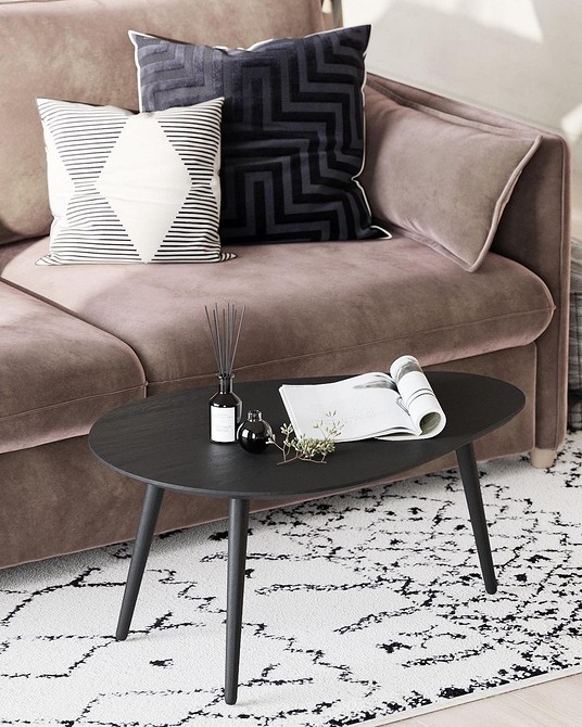 Стильний коричневий диван у вітальні: ідеї дизайну інтер'єру з використанням коричневого кольору.