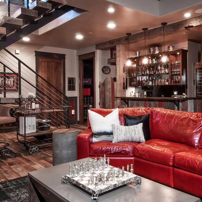 Стильний шкіряний диван в сучасному інтер'єрі: вибір кольорової оббивки меблів.