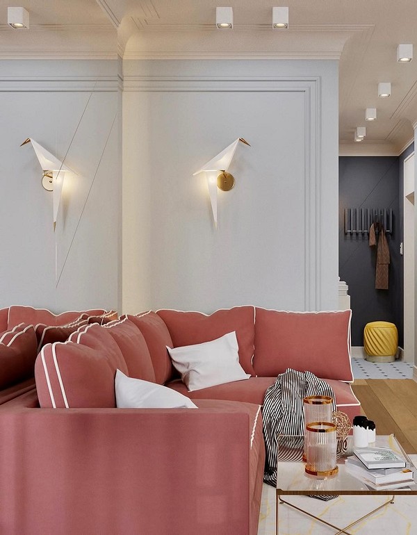 Дизайн вітальні з червоним диваном: ідеї для поєднання кольорів та стилів