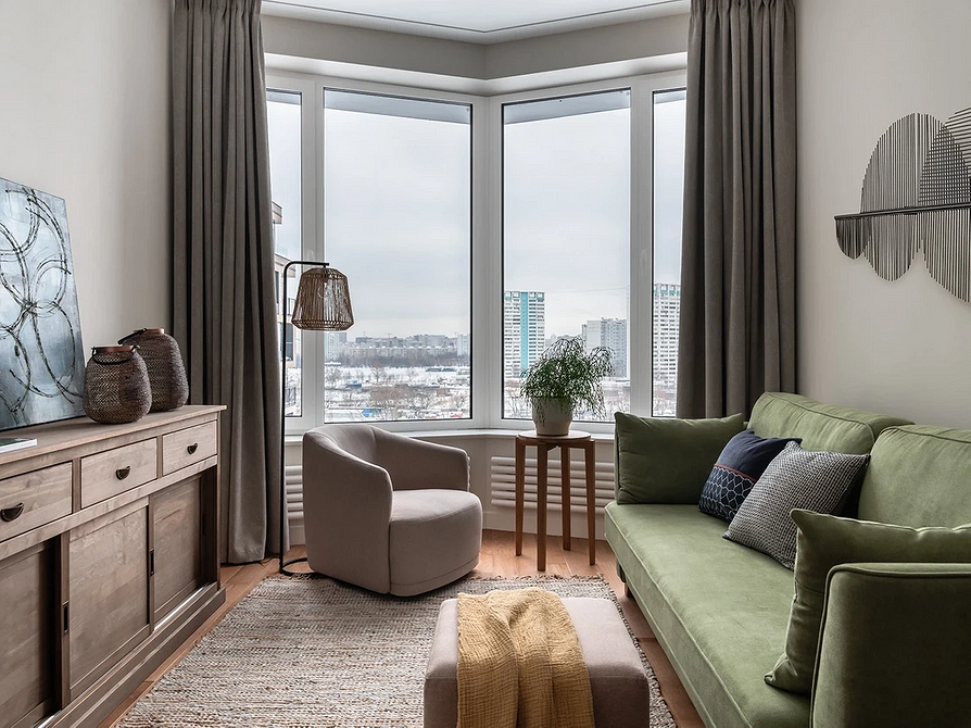 М'яке крісло в дитячій кімнаті, дизайн інтер'єру для дитини