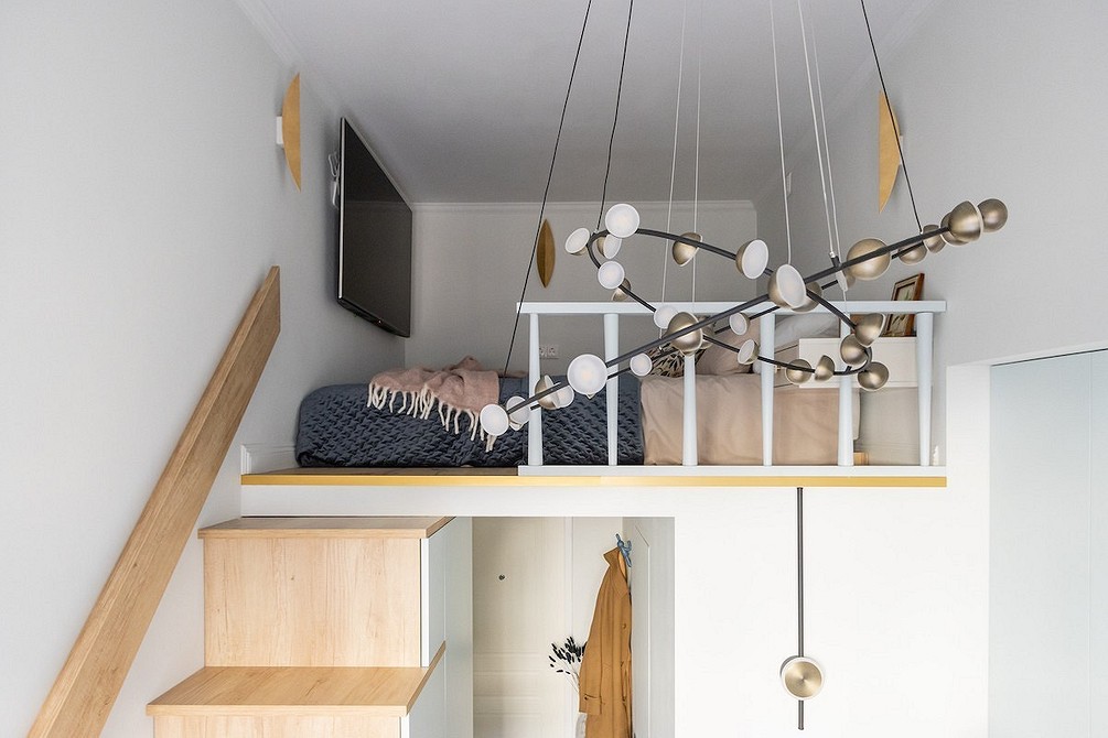 Різноманітні моделі ліжок-горищ з робочою зоною для оптимізації простору в квартирі.