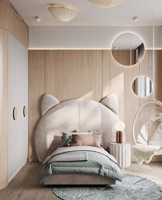 Невелике ліжко з м'яким узголів'ям для компактної гостьової кімнати: ідеальне рішення