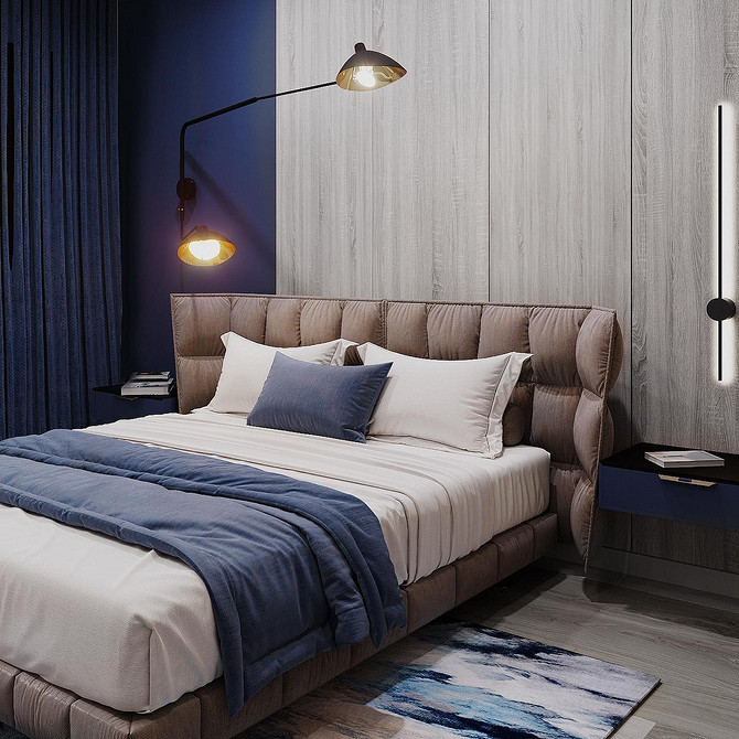 М'яка спинка ліжка: поради по вибору наповнювача та меблевої тканини для довговічності