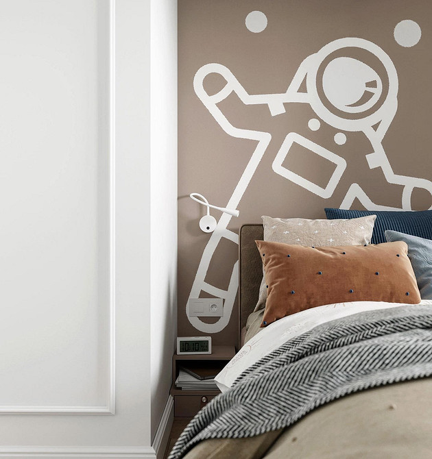 Меблі для гостьової: зручне ліжко з м'яким узголів'ям для комфортного сну