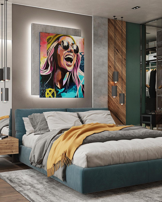 Ліжко з м'яким узголів'ям: текстиль, матеріали для оббивки, види наповнювачів для меблів