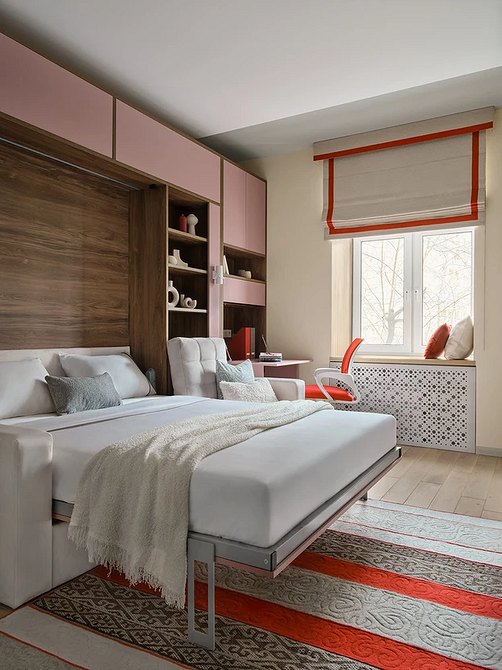 Функціональне ліжко в спальню 2026: місце для зберігання речей та комфортний сон.