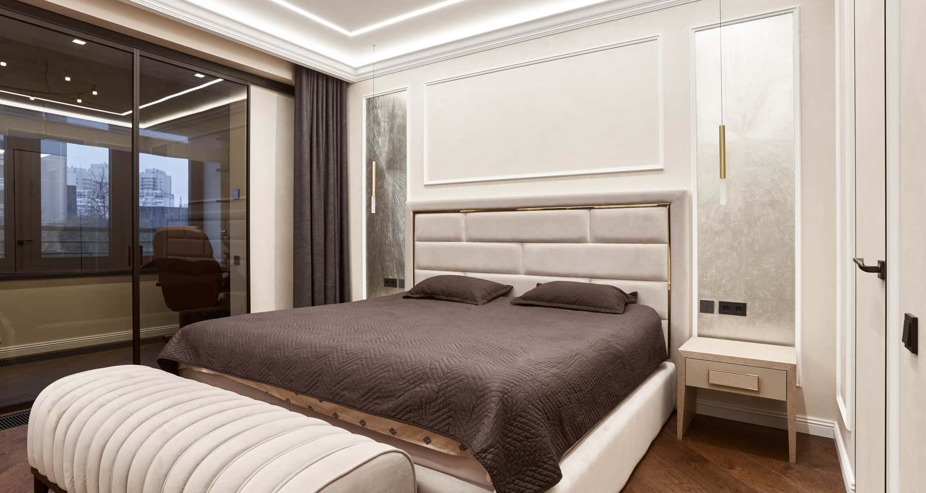 Сучасний дизайн квартири після ремонту: мінімалізм та функціональність в кожній деталі.