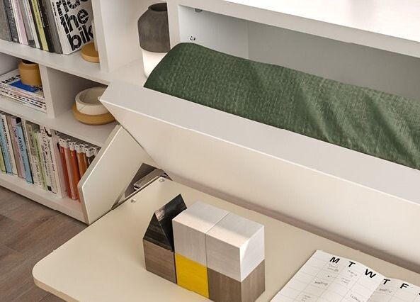 Компактні меблі: стіл-трансформер для маленької квартири, що розкладається для роботи і відпочинку.