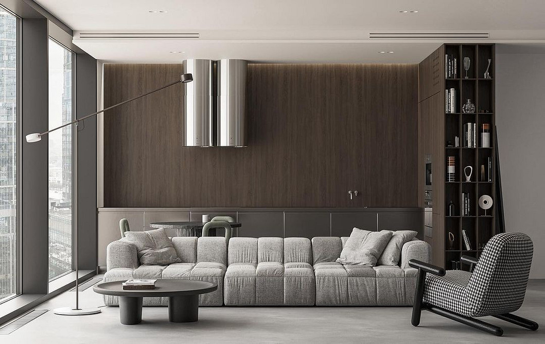 Модульний диван з м'якою оббивкою: комфорт та затишок у вашому домі