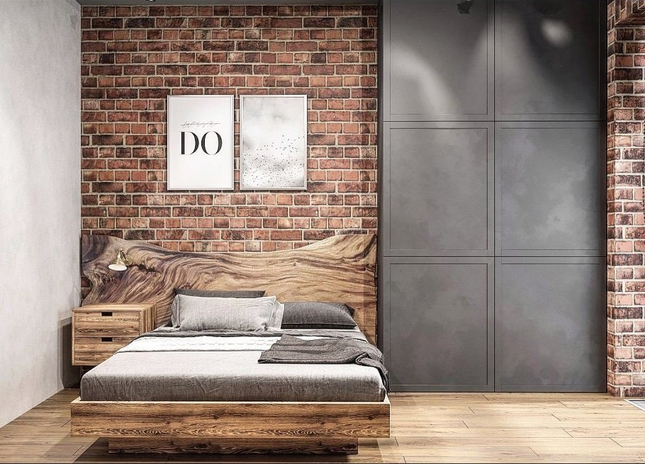 Ексклюзивне підвісне ліжко з використанням натуральних матеріалів, що додає екологічності в інтер'єр.