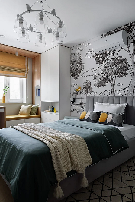 Стильні полиці в інтер'єрі вітальні, сучасний дизайн та функціональність