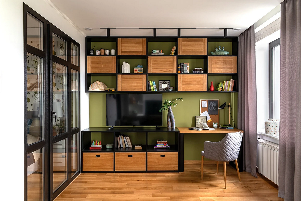 Дизайн полиць для книг: сучасні книжкові полиці в домашній бібліотеці