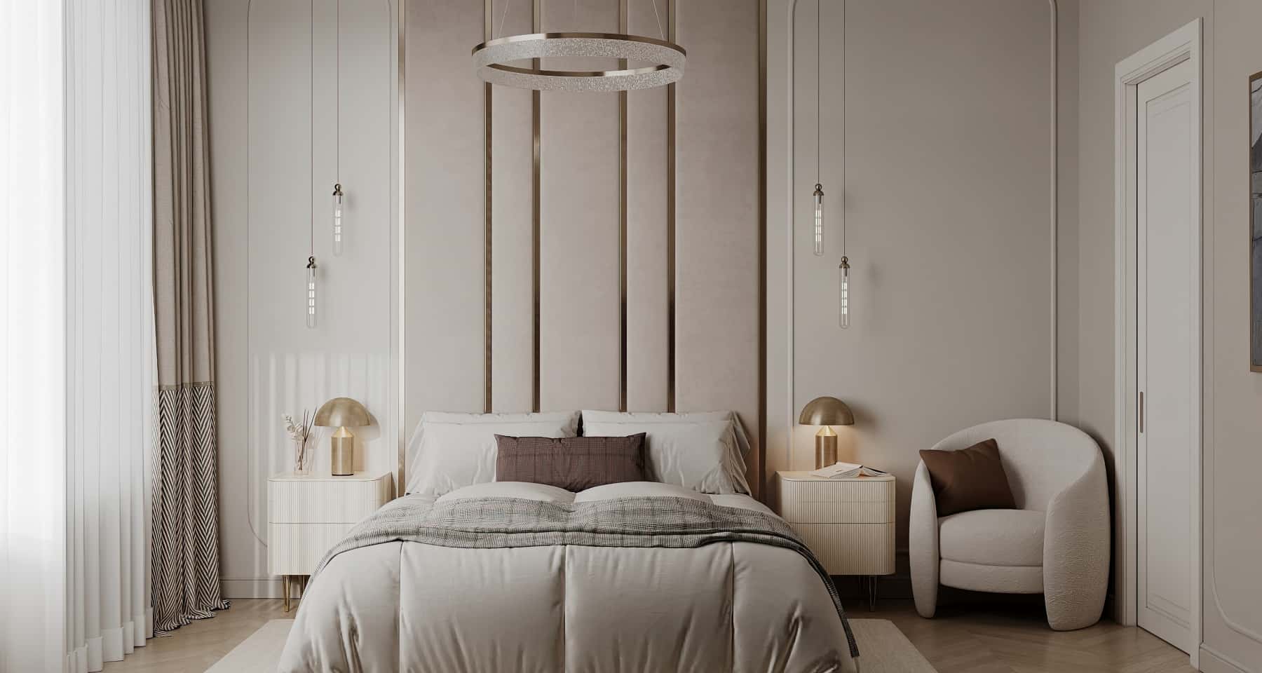 Еклектична вітальня з яскравими подушками та незвичайними предметами декору