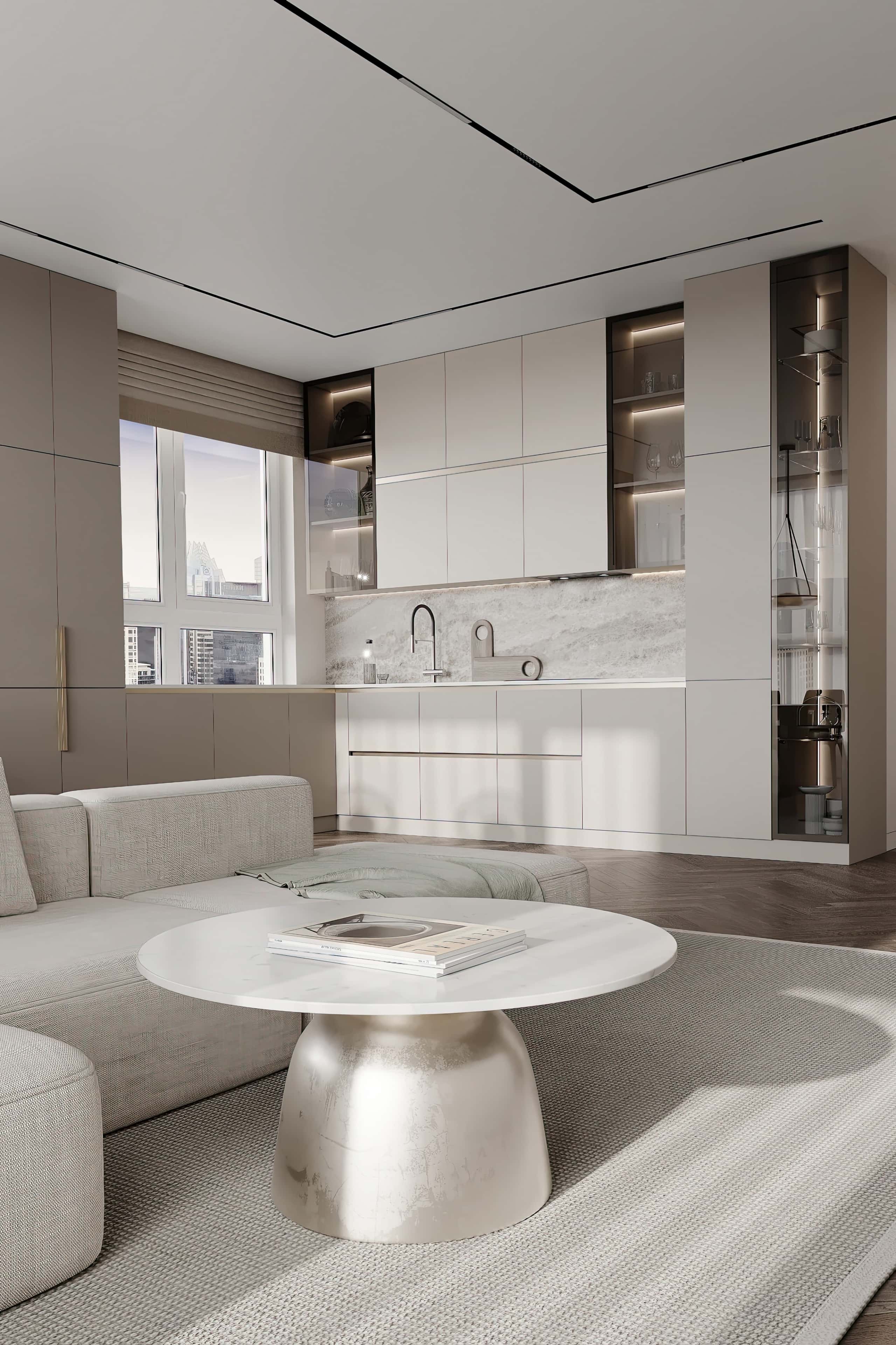 Затишна спальня в стилі мінімалізм з використанням натуральних матеріалів