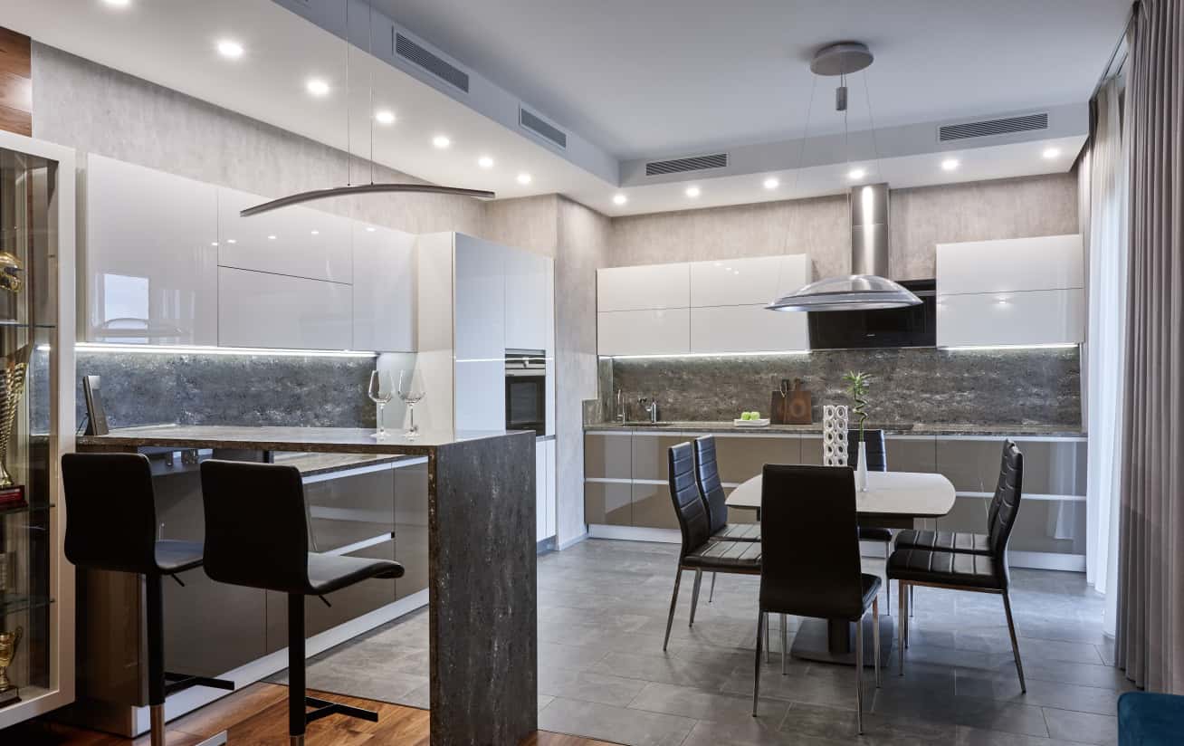 Дизайн трикімнатної квартири в сучасному стилі