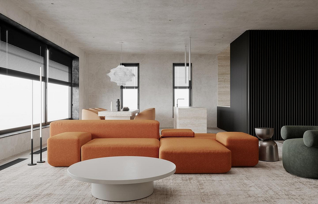 Тренди меблів 2026: Дизайн інтер'єру диванів з акцентом на природні відтінки.