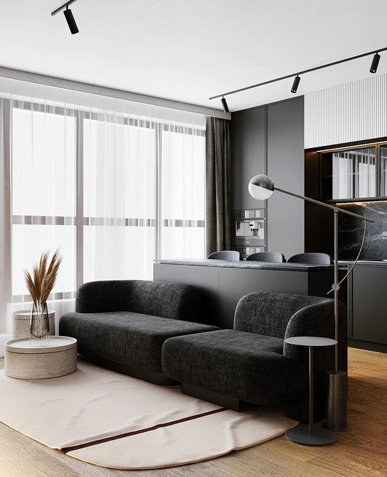 Тренди інтер'єру 2025: стильний кутовий диван в мінімалістичному дизайні